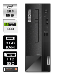 Lenovo NEO 50S 11SX002VTX Harici GeForce RTX 3060 Ti Intel Core i3 12100 8 GB Ram 1 TB SSD Tower Windows 11 Home Masaüstü Bilgisayar + PER4 BELLEK