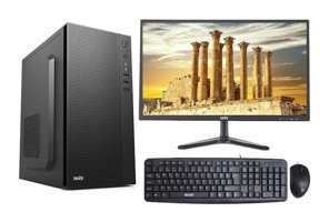 Izoly M145 Dahili Intel HD Graphics Intel Core i5 520M 4 GB Ram 128 GB SSD Tower FreeDos 22 inç Monitörlü Masaüstü Bilgisayar