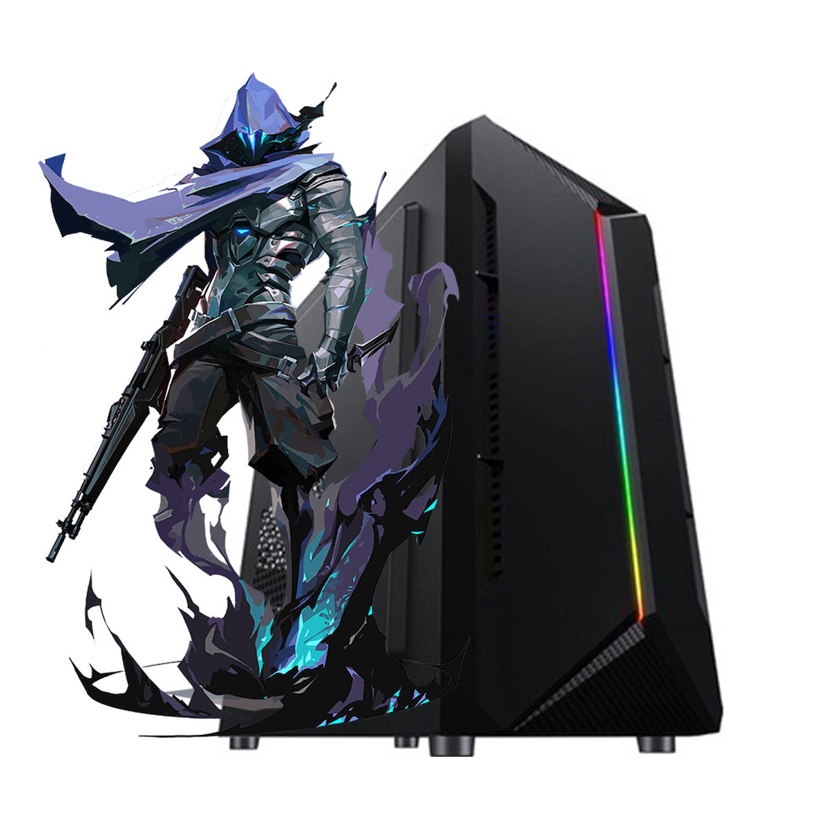 Oleas GM30 Harici GeForce RTX 3060 Ti Intel Core i5 3470 16 GB Ram 256 GB SSD Tower FreeDos Masaüstü Bilgisayar
