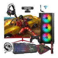 Zeiron AFX70 Harici GeForce GTX 1050 Ti AMD Ryzen 5 3600 32 GB Ram 256 GB + 1 TB SSD Tower FreeDos 23.8 inç Monitörlü Masaüstü Bilgisayar