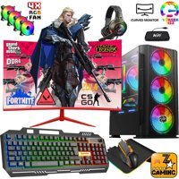 Zeiron IRONHİDE X80 Harici GeForce RTX 3060 Ti AMD Ryzen 5 5500 32 GB Ram 1 TB SSD Tower FreeDos 23.8 inç Monitörlü Masaüstü Bilgisayar