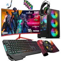 Zeiron BSX73 Harici GeForce GTX 1050 Ti AMD Ryzen 5 3600 16 GB Ram 3 TB HDD + 512 GB SSD Tower FreeDos 23.8 inç Monitörlü Masaüstü Bilgisayar