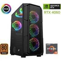 Xaser XSR442 Harici GeForce RTX 4060 AMD Ryzen 5 5600 16 GB Ram 1 TB SSD Tower FreeDos Masaüstü Bilgisayar