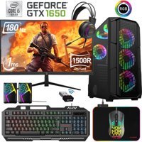 Xaser XSR463 Harici GeForce GTX 1650 Intel Core i5 10400F 16 GB Ram 512 GB SSD Tower FreeDos 24 inç Monitörlü Masaüstü Bilgisayar