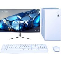 Turbox TX5095 Harici GeForce RTX 3060 Ti Intel Core i7 14700 16 GB Ram DDR4 512 GB SSD Tower FreeDos 23.8 inç Monitörlü Masaüstü Bilgisayar