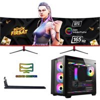 Ramtech RAMTCH FF PRİME R550 EKSTRA Harici GeForce RTX 4060 AMD Ryzen 5 5500 32 GB Ram 1 TB SSD Tower FreeDos 23.6 inç Monitörlü Masaüstü Bilgisayar