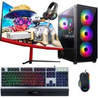 Turbox TX5265 Harici GeForce RTX 3060 Ti Intel Core i7 4770 16 GB Ram 512 GB SSD Tower FreeDos 23.6 inç Monitörlü Masaüstü Bilgisayar
