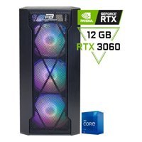 Pcbox Harici GeForce RTX 3060 Intel Core i7 12700 16 GB Ram DDR4 500 GB SSD Tower FreeDos Masaüstü Bilgisayar