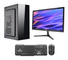 Oleas MX160 Harici Radeon R7 240 Intel Core i5 3470 8 GB Ram 128 GB SSD Tower FreeDos 21.5 inç Monitörlü Masaüstü Bilgisayar