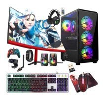 Turbox TX5195 Harici GeForce GT 740 Intel Core i5 750 16 GB Ram 256 GB SSD Tower FreeDos 23.6 inç Monitörlü Masaüstü Bilgisayar