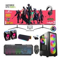 Xaser XSR535 Harici GeForce GTX 1050 Ti Intel Core i5 3470 16 GB Ram 256 GB SSD Tower FreeDos 24 inç Monitörlü Masaüstü Bilgisayar