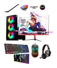 Ramtech SİMİLAR X10 Harici Radeon RX 580 AMD Ryzen 5 3600 32 GB Ram 512 GB SSD Tower FreeDos 23.6 inç Monitörlü Masaüstü Bilgisayar