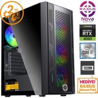 Raxius Nova G1 I7 4060-17F13F Harici GeForce RTX 4060 Intel Core i7 11700F 32 GB Ram 1 TB SSD Tower Windows 11 Pro Masaüstü Bilgisayar