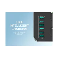 Ldnıo Kalın Topraklı Anahtarlı Akım Korumalı 3'lü USB Uzatma Kablolu Priz Siyah
