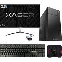 Xaser XSR395 Dahili Intel HD Graphics 2000 Intel Core i5 2400 8 GB Ram 512 GB SSD Tower FreeDos 23.8 inç Monitörlü Masaüstü Bilgisayar