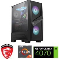 MSI R57500-4070 Harici GeForce RTX 4070 AMD Ryzen 5 7500F 32 GB Ram DDR5 1 TB SSD Tower FreeDos Masaüstü Bilgisayar