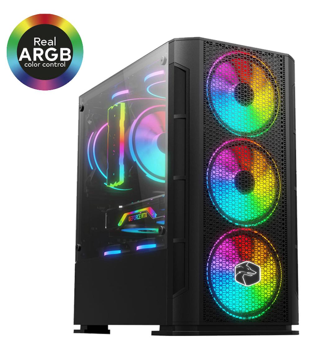 Biggamex SL02 Harici Radeon RX 550 AMD Ryzen 5 3600 32 GB Ram DDR4 500 GB HDD + 128 GB SSD Tower FreeDos Masaüstü Bilgisayar
