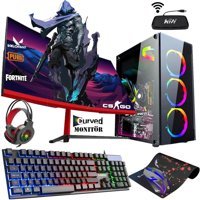 Zeiron SP12 Harici GeForce GTX 1050 Ti Intel Core i5 3470 16 GB Ram 500 GB HDD + 1 TB SSD Tower FreeDos 23.8 inç Monitörlü Masaüstü Bilgisayar