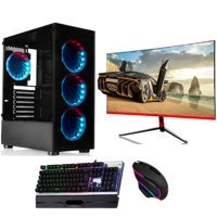 Oleas ZX110 Harici GeForce GT 730 Intel Core i5 4440 8 GB Ram 256 GB SSD Tower FreeDos 23.6 inç Monitörlü Masaüstü Bilgisayar