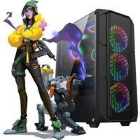 Rogame RKT660036 Harici Radeon RX 550 Intel Core i3 10100F 8 GB Ram 120 GB + 1 TB SSD Tower FreeDos Masaüstü Bilgisayar