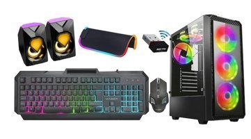 Xaser XSR728 Harici GeForce GT 740 Intel Core i5 3470 16 GB Ram 256 GB SSD Tower FreeDos 24 inç Monitörlü Masaüstü Bilgisayar