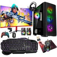 Turbox ZENİTH Harici Radeon RX 550 Intel Core i5 6400 16 GB Ram DDR4 1 TB SSD Tower FreeDos 27 inç Monitörlü Masaüstü Bilgisayar