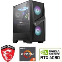 MSI R57600X-4060 Harici GeForce RTX 4060 AMD Ryzen 5 7600X 32 GB Ram DDR5 1 TB SSD Tower FreeDos Masaüstü Bilgisayar