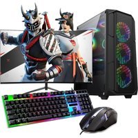 Rogame RKT660109 Harici Radeon RX 550 Intel Core i3 10100F 16 GB Ram 240 GB + 1 TB SSD Tower FreeDos 24 inç Monitörlü Masaüstü Bilgisayar