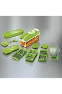 Emirsan Nicer Dicer Plus Hazneli Plastik 11 Parça Rende Seti