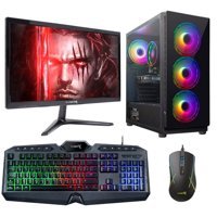 Turbox TX735 Harici GeForce RTX 3060 Ti Intel Core i3 4130 8 GB Ram 240 GB SSD Tower FreeDos 21.5 inç Monitörlü Masaüstü Bilgisayar