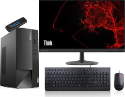 Lenovo Thinkcentre Neo 50T GEN4 12JD0008TRGMF06 Harici GeForce RTX 3060 Ti Intel Core i7 13700 32 GB Ram 2 TB SSD Tower FreeDos 21.5 inç Monitörlü Masaüstü Bilgisayar