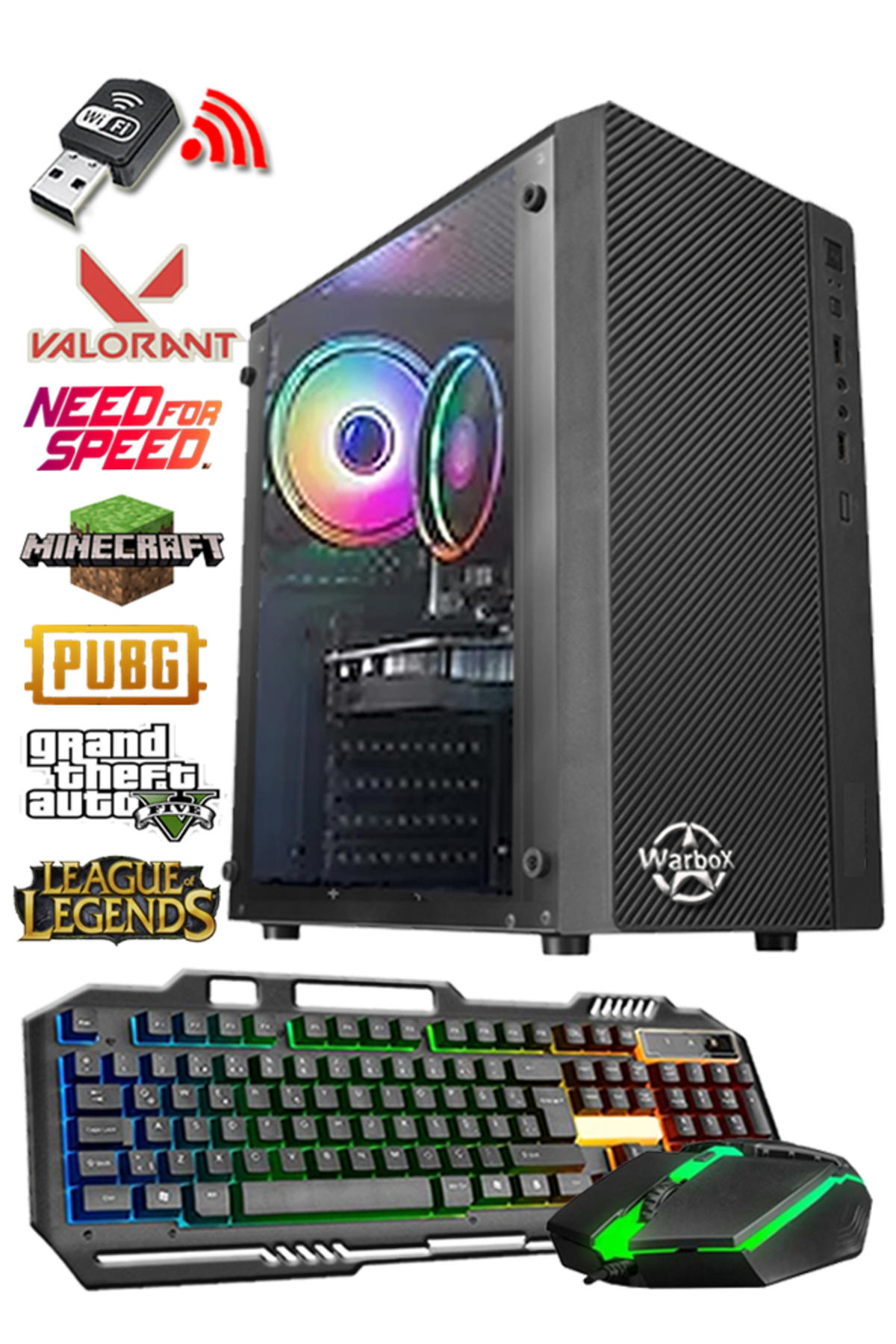 Papel PAPEL MİX Harici GeForce GT 730 Intel Core i3 3220 8 GB Ram 128 GB SSD Tower FreeDos Masaüstü Bilgisayar