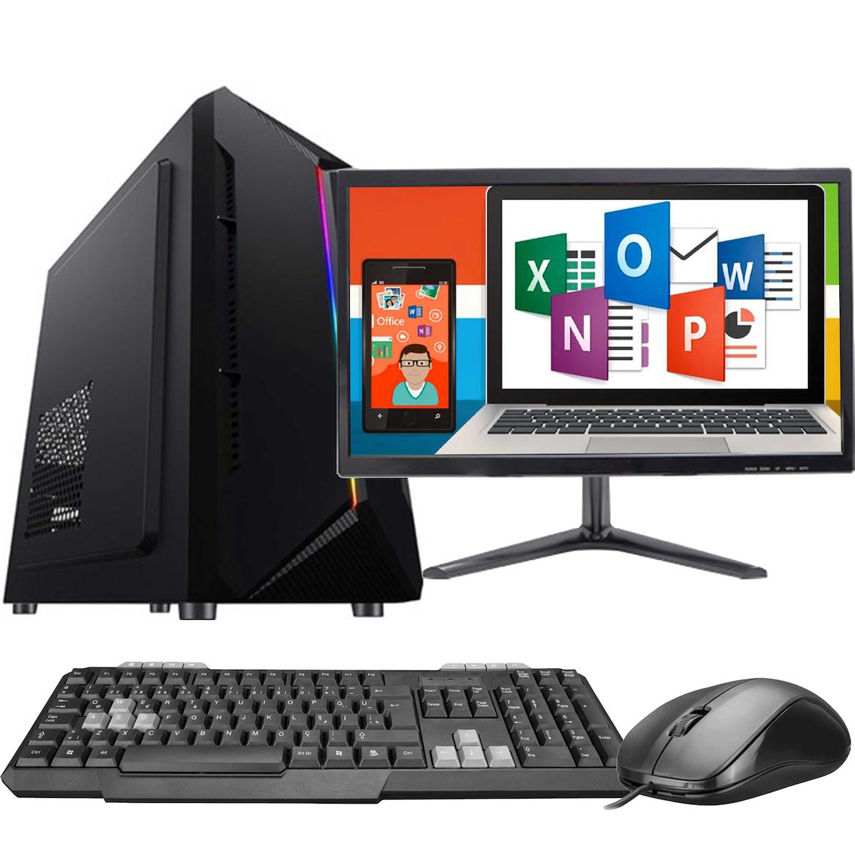 Oleas WK111 Dahili Intel HD Graphics 4600 Intel Core i5 4590 8 GB Ram 128 GB SSD Tower FreeDos 21.5 inç Monitörlü Masaüstü Bilgisayar