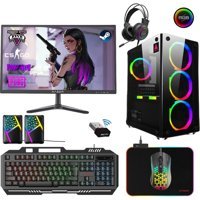Xaser XSR245 Harici Radeon RX 550 Intel Core i7 3770 8 GB Ram 256 GB SSD Tower FreeDos 21.5 inç Monitörlü Masaüstü Bilgisayar