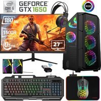 Xaser XSR465 Harici GeForce GTX 1650 Intel Core i5 10400F 16 GB Ram 512 GB SSD Tower FreeDos 27 inç Monitörlü Masaüstü Bilgisayar