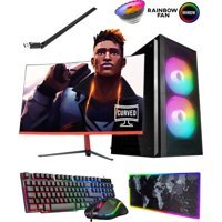 Ramtech STURNER X20 Harici GeForce GTX 1050 Ti Intel Core i5 4570 16 GB Ram 512 GB SSD Tower FreeDos 23.6 inç Monitörlü Masaüstü Bilgisayar
