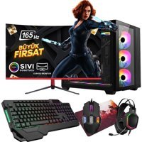 Ramtech PRİME KX40-M Harici GeForce RTX 3060 Intel Core i5 12400F 16 GB Ram 960 GB SSD Tower FreeDos 27 inç Monitörlü Masaüstü Bilgisayar