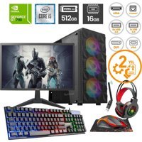 Suncom RAKS GMG101A1 Harici GeForce GT 730 Intel Core i5 3470 16 GB Ram 512 GB SSD Tower FreeDos 19 inç Monitörlü Masaüstü Bilgisayar
