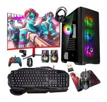 Turbox OMBRİX Harici Radeon RX 560 Intel Core i7 6700 16 GB Ram 1 TB SSD Tower FreeDos 27 inç Monitörlü Masaüstü Bilgisayar