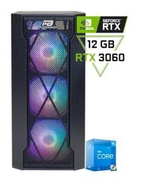 Pcbox Harici GeForce RTX 3060 Intel Core i5 12400F 16 GB Ram DDR4 500 GB SSD Tower FreeDos Masaüstü Bilgisayar