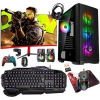 Turbox CELESTİA Harici Radeon RX 550 Intel Core i5 7400 16 GB Ram DDR4 1 TB SSD Tower FreeDos 27 inç Monitörlü Masaüstü Bilgisayar