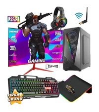 Ramtech PRİZMA Harici Radeon RX 580 AMD Ryzen 5 5600 16 GB Ram 512 GB SSD Tower FreeDos 23.6 inç Monitörlü Masaüstü Bilgisayar
