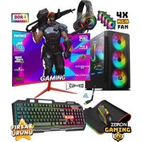 Noder RX13 Harici GeForce RTX 3050 AMD Ryzen 5 3600 32 GB Ram 512 GB SSD Tower FreeDos 24 inç Monitörlü Masaüstü Bilgisayar