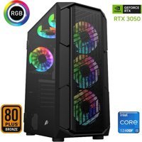 Xaser XSR569 Harici GeForce RTX 3050 Intel Core i5 12400F 16 GB Ram 512 GB SSD Tower FreeDos 24 inç Monitörlü Masaüstü Bilgisayar