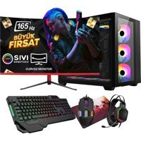 Ramtech PRİME KX10-M Harici GeForce RTX 3060 Intel Core i5 12400F 32 GB Ram 960 GB SSD Tower FreeDos 27 inç Monitörlü Masaüstü Bilgisayar