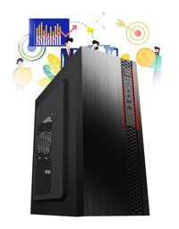 Ramtech WORKForce WF371 Harici GeForce RTX 3060 Ti Intel Core i5 4590 8 GB Ram 128 GB SSD Tower FreeDos Masaüstü Bilgisayar