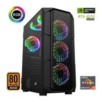 Xaser XSR640 Harici GeForce RTX 4070 Super AMD Ryzen 7 5700X 32 GB Ram 1 TB SSD Tower FreeDos Masaüstü Bilgisayar