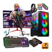 Zeiron IRONHİDE X70 Harici GeForce RTX 3060 Ti AMD Ryzen 5 5500 16 GB Ram 1 TB SSD Tower FreeDos 23.8 inç Monitörlü Masaüstü Bilgisayar