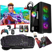 Turbox TYPHOON Harici GeForce GTX 750 Ti Intel Core i5 9400F 16 GB Ram DDR4 1 TB SSD Tower FreeDos 27 inç Monitörlü Masaüstü Bilgisayar