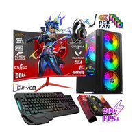 Zeiron AMX60 Harici Radeon RX 550 AMD Ryzen 5 3600 16 GB Ram 240 GB + 1 TB SSD Tower FreeDos 23.8 inç Monitörlü Masaüstü Bilgisayar
